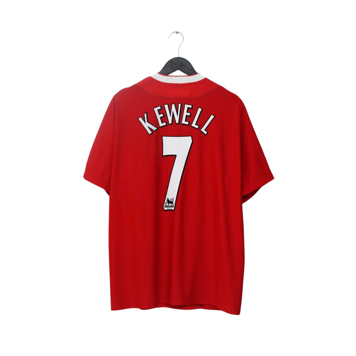 2002/04 Kewell #7 Liverpool Vintage Reebok Home Football Shirt (L)