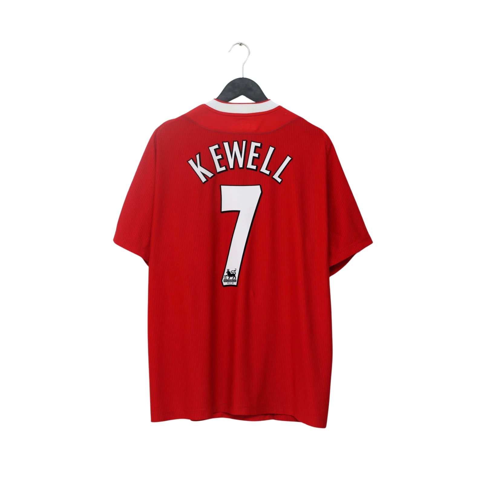 2002/04 Kewell #7 Liverpool Vintage Reebok Home Football Shirt (L)