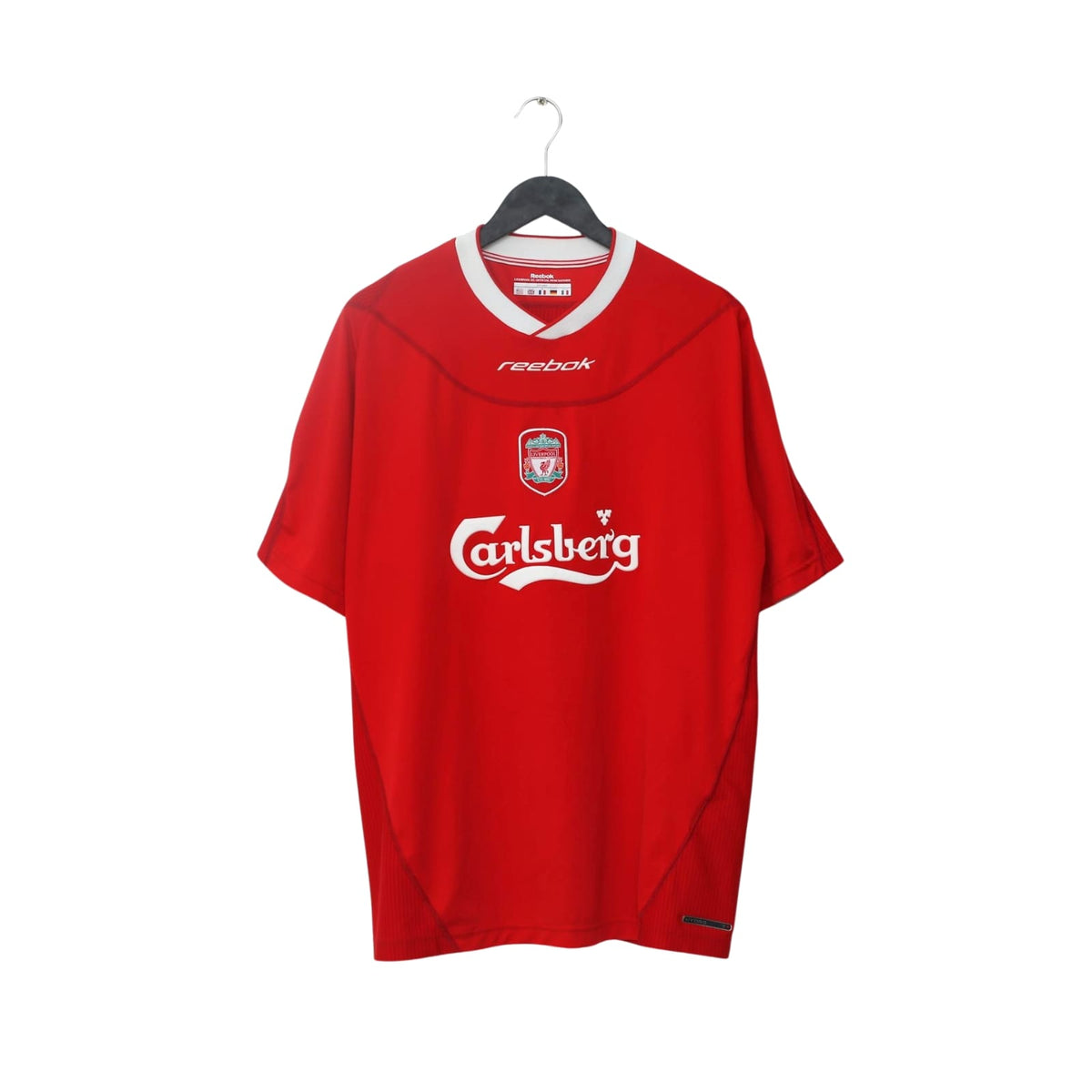 2002/04 Kewell #7 Liverpool Vintage Reebok Home Football Shirt (L)