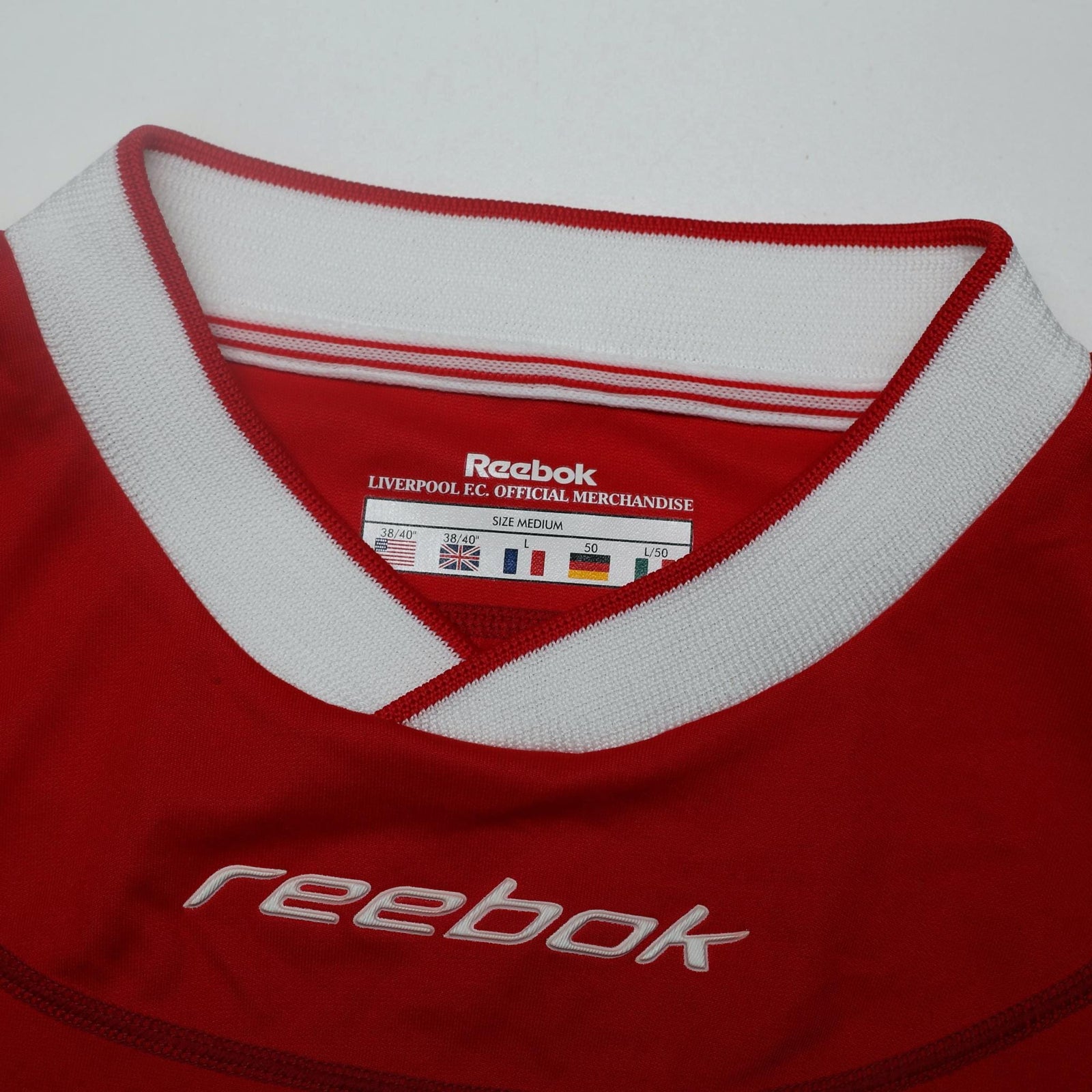 2002/04 Kewell #7 Liverpool Vintage Reebok Home Football Shirt (M)