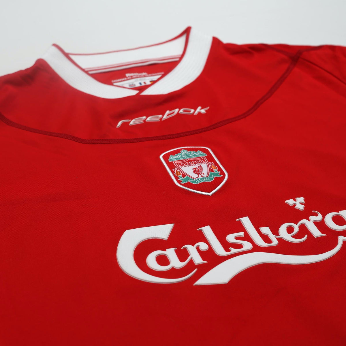 2002/04 Kewell #7 Liverpool Vintage Reebok Home Football Shirt (M)