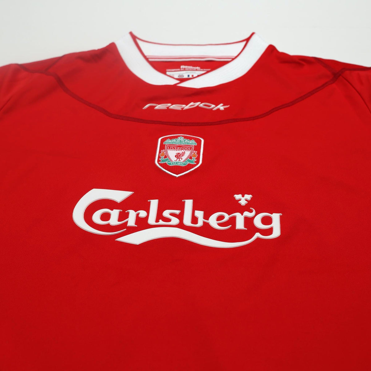 2002/04 Kewell #7 Liverpool Vintage Reebok Home Football Shirt (M)