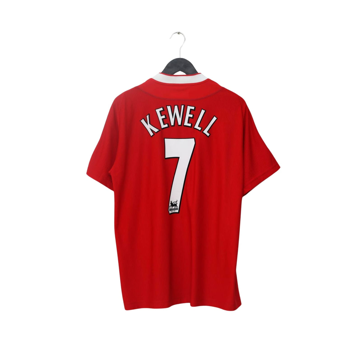 2002/04 Kewell #7 Liverpool Vintage Reebok Home Football Shirt (M)