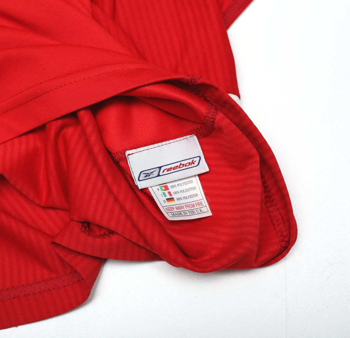 2002/04 KEWELL #7 Liverpool Vintage Reebok Long Sleeve Home Football Shirt (S)