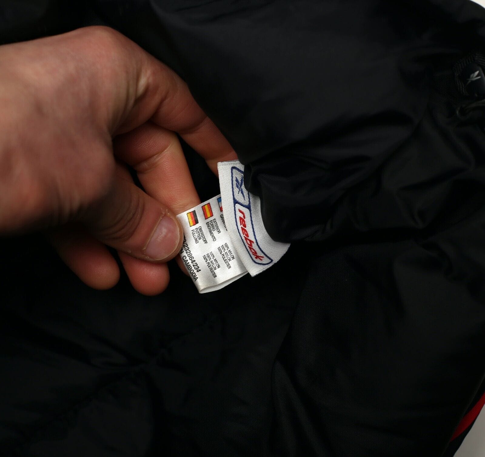 2002/04 LIVERPOOL Vintage Reebok Padded Football Bench Coat Jacket (M)