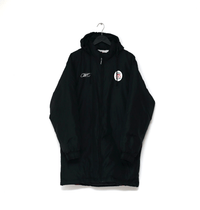 2002/04 LIVERPOOL Vintage Reebok Padded Football Bench Coat Jacket (M)