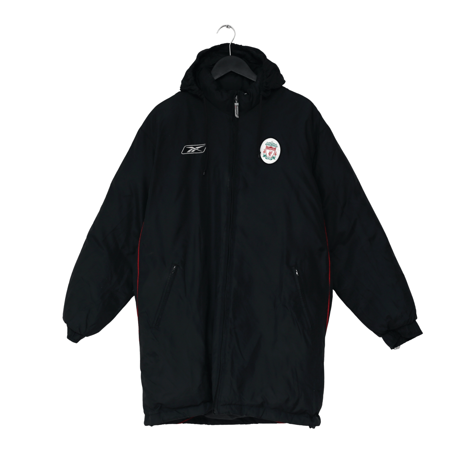 2002/04 Liverpool Vintage Reebok Padded Football Bench Coat Jacket (S/M)