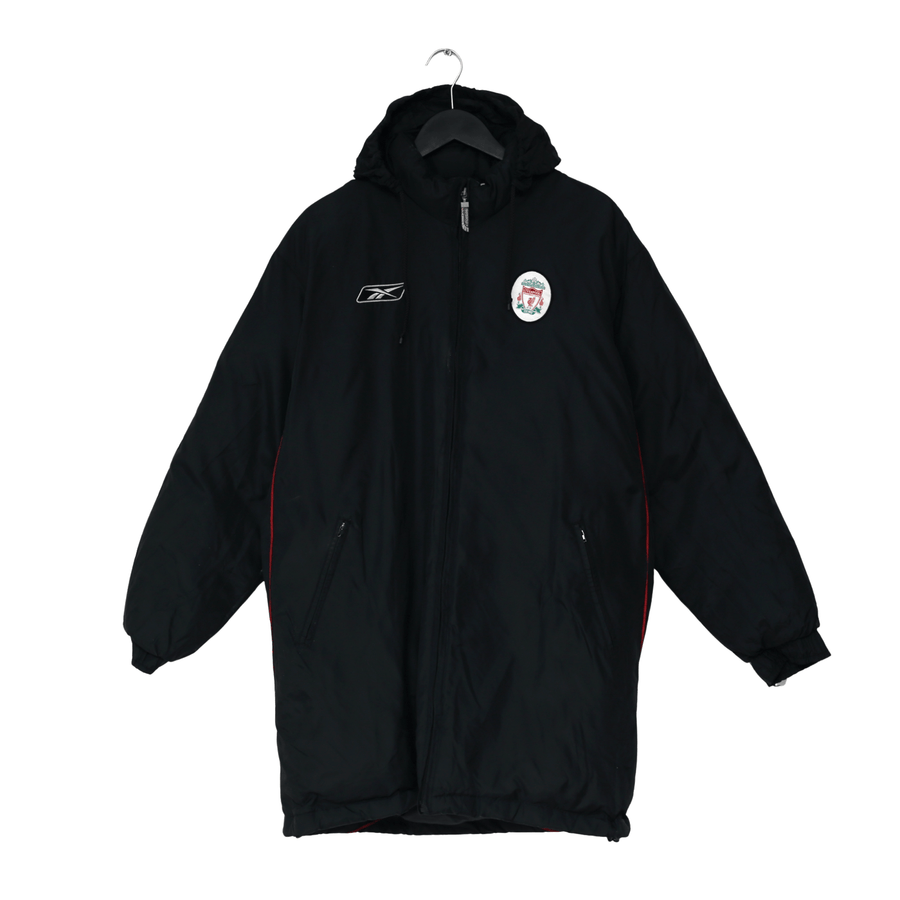 2002/04 Liverpool Vintage Reebok Padded Football Bench Coat Jacket (S/M)