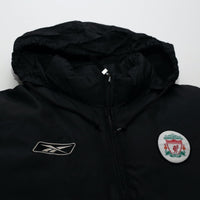2002/04 Liverpool Vintage Reebok Padded Football Bench Coat Jacket (S/M)
