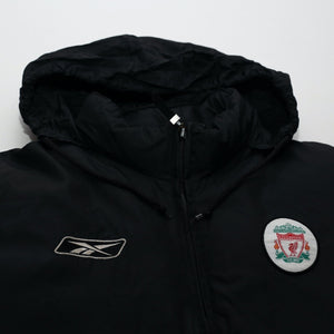 2002/04 Liverpool Vintage Reebok Padded Football Bench Coat Jacket (S/M)