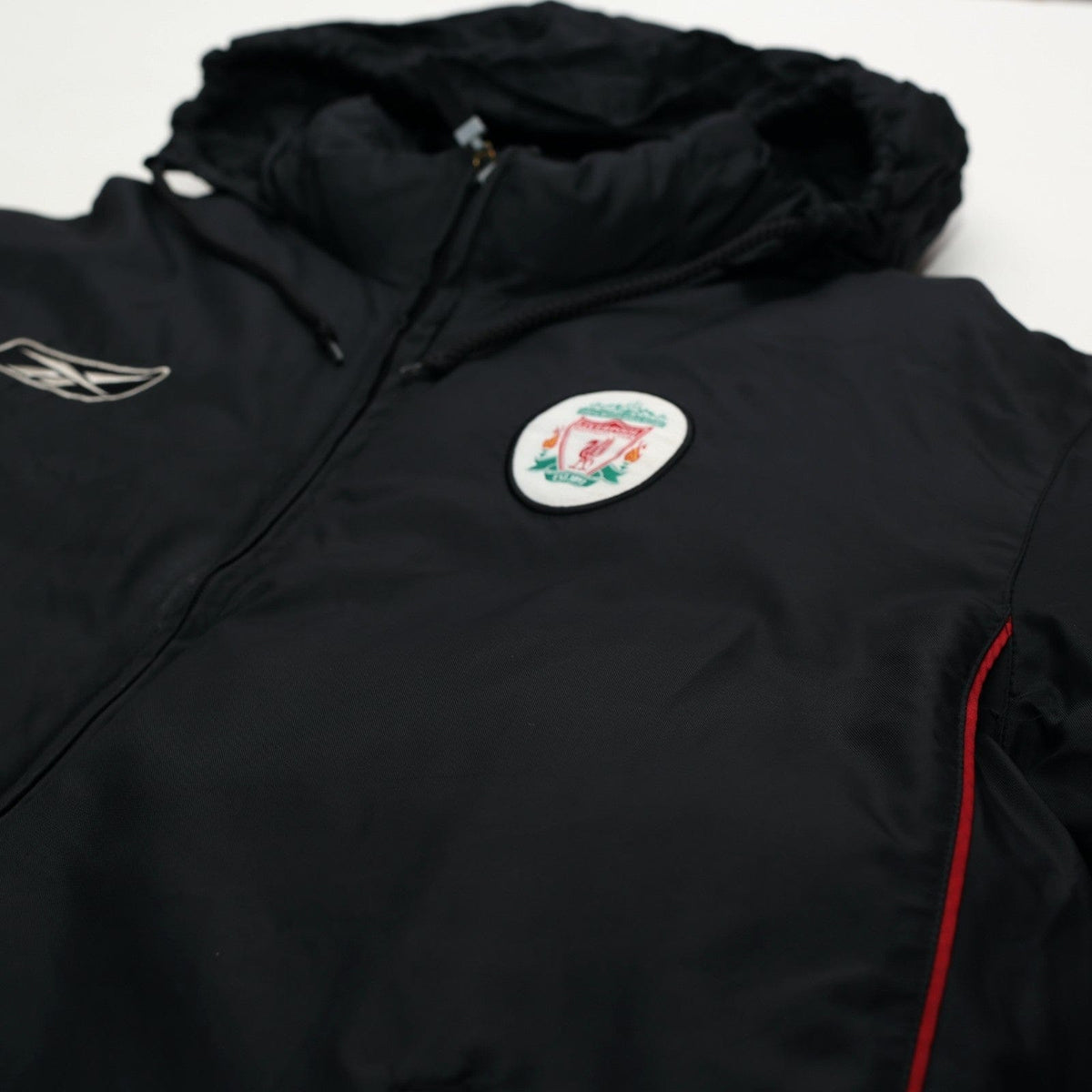 2002/04 Liverpool Vintage Reebok Padded Football Bench Coat Jacket (S/M)
