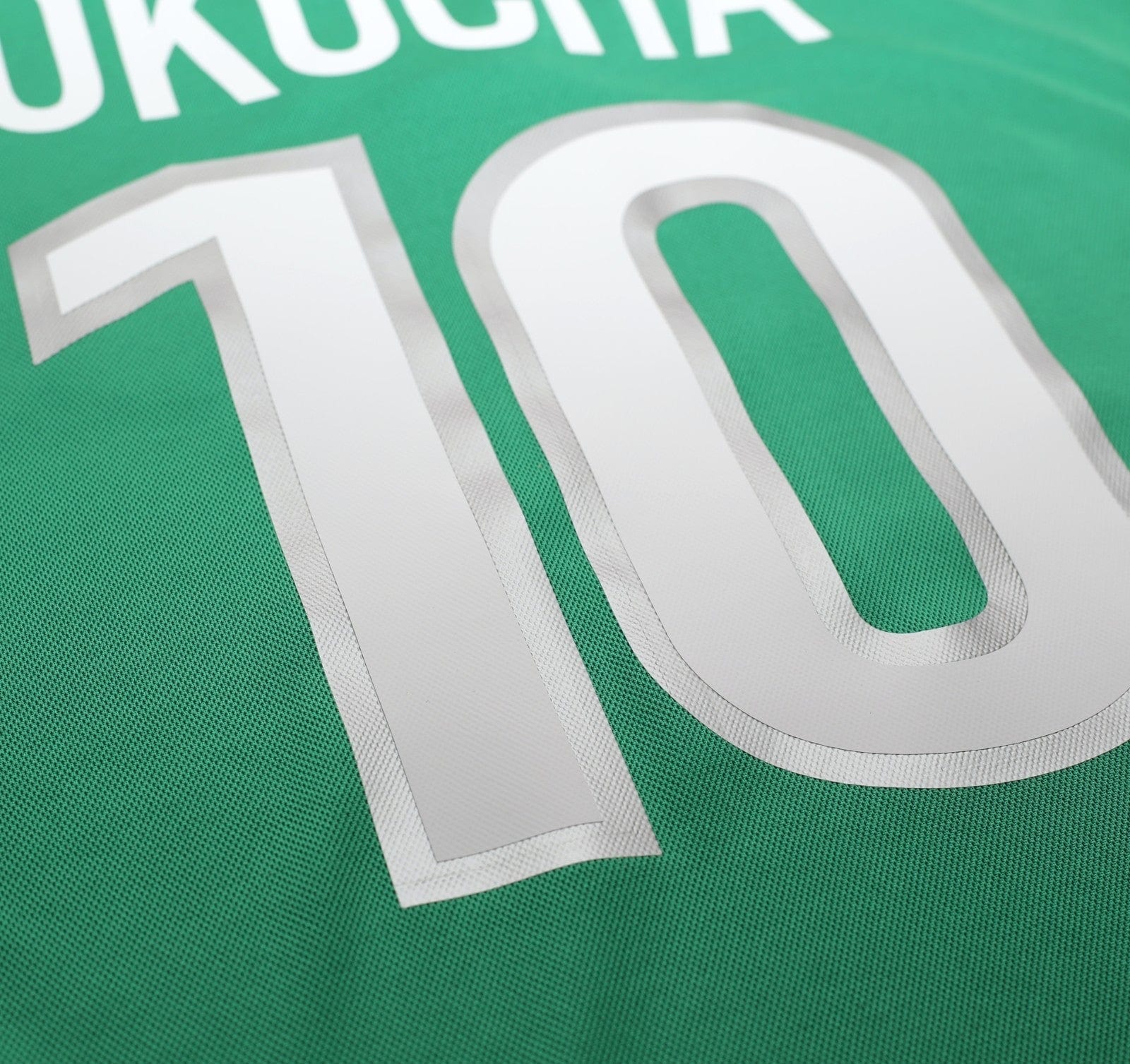 2002/04 OKOCHA #10 Nigeria Vintage Nike Home Football Shirt (XL) PSG 98