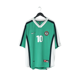2002/04 OKOCHA #10 Nigeria Vintage Nike Home Football Shirt (XL) PSG 98