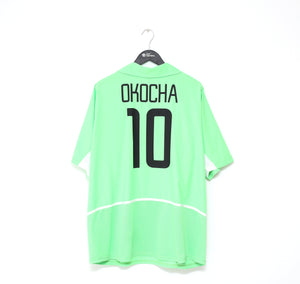2002/04 OKOCHA #10 Nigeria Vintage Nike Home Football Shirt (XXL) PSG Bolton