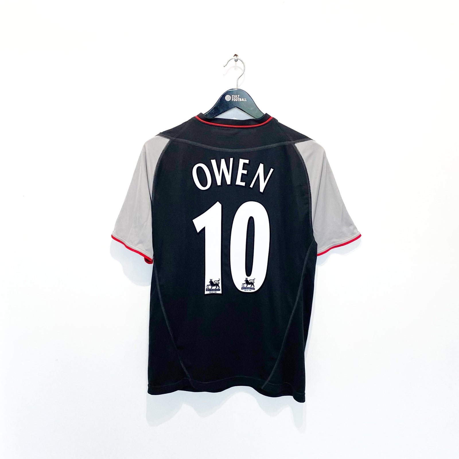 2002/04 OWEN #10 Liverpool Vintage Reebok Away Football Shirt Jersey (S) England