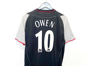 2002/04 OWEN #10 Liverpool Vintage Reebok Away Football Shirt Jersey (S) England