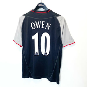 2002/04 OWEN #10 Liverpool Vintage Reebok Away Football Shirt Jersey (S) England
