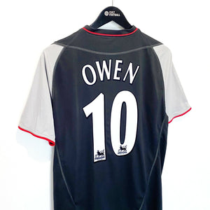 2002/04 OWEN #10 Liverpool Vintage Reebok Away Football Shirt Jersey (S) England