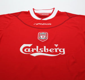 2002/04 OWEN #10 Liverpool Vintage Reebok Home Football Shirt (S) 36/38