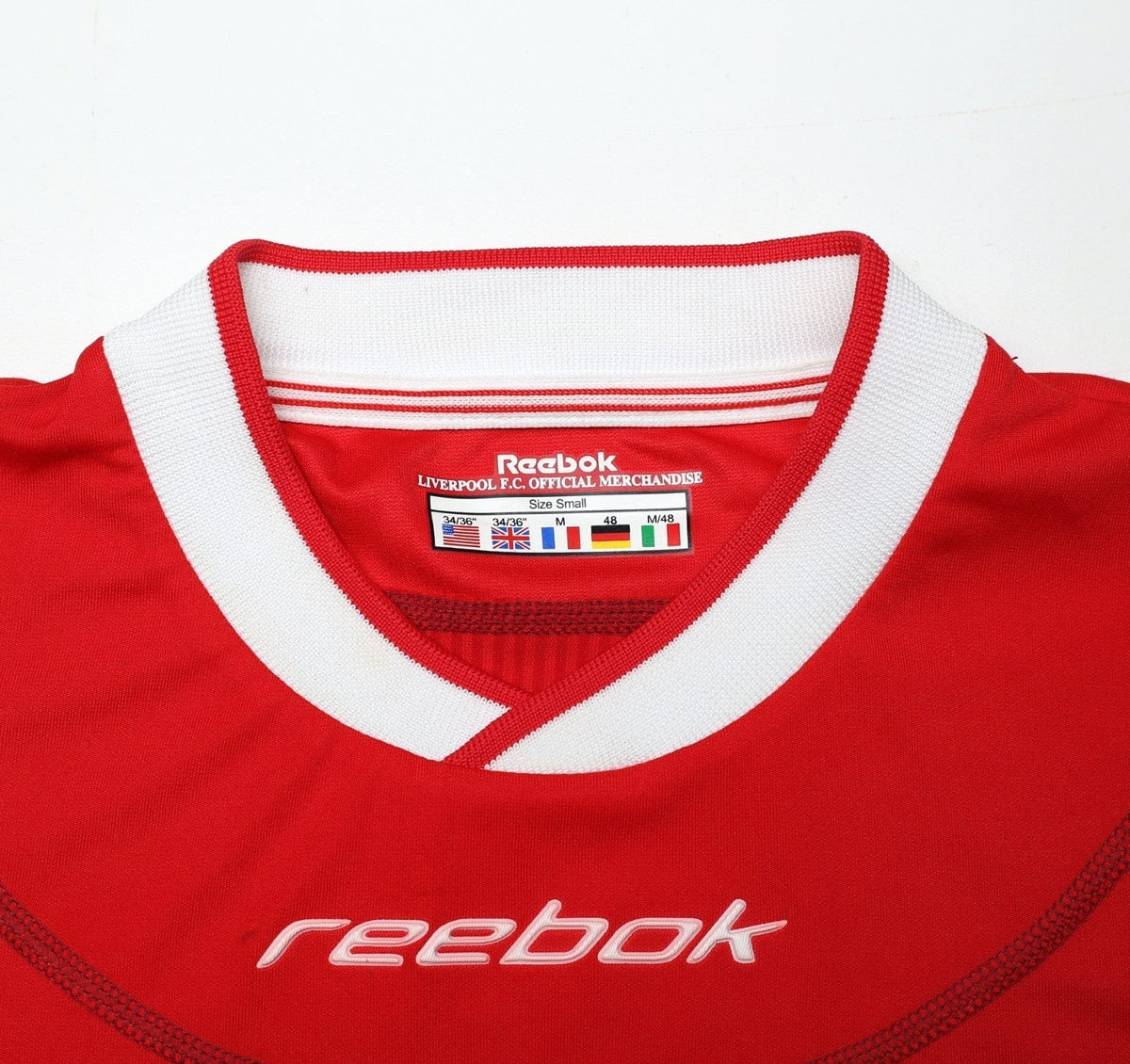 2002/04 OWEN #10 Liverpool Vintage Reebok Home Football Shirt (S) 36/38