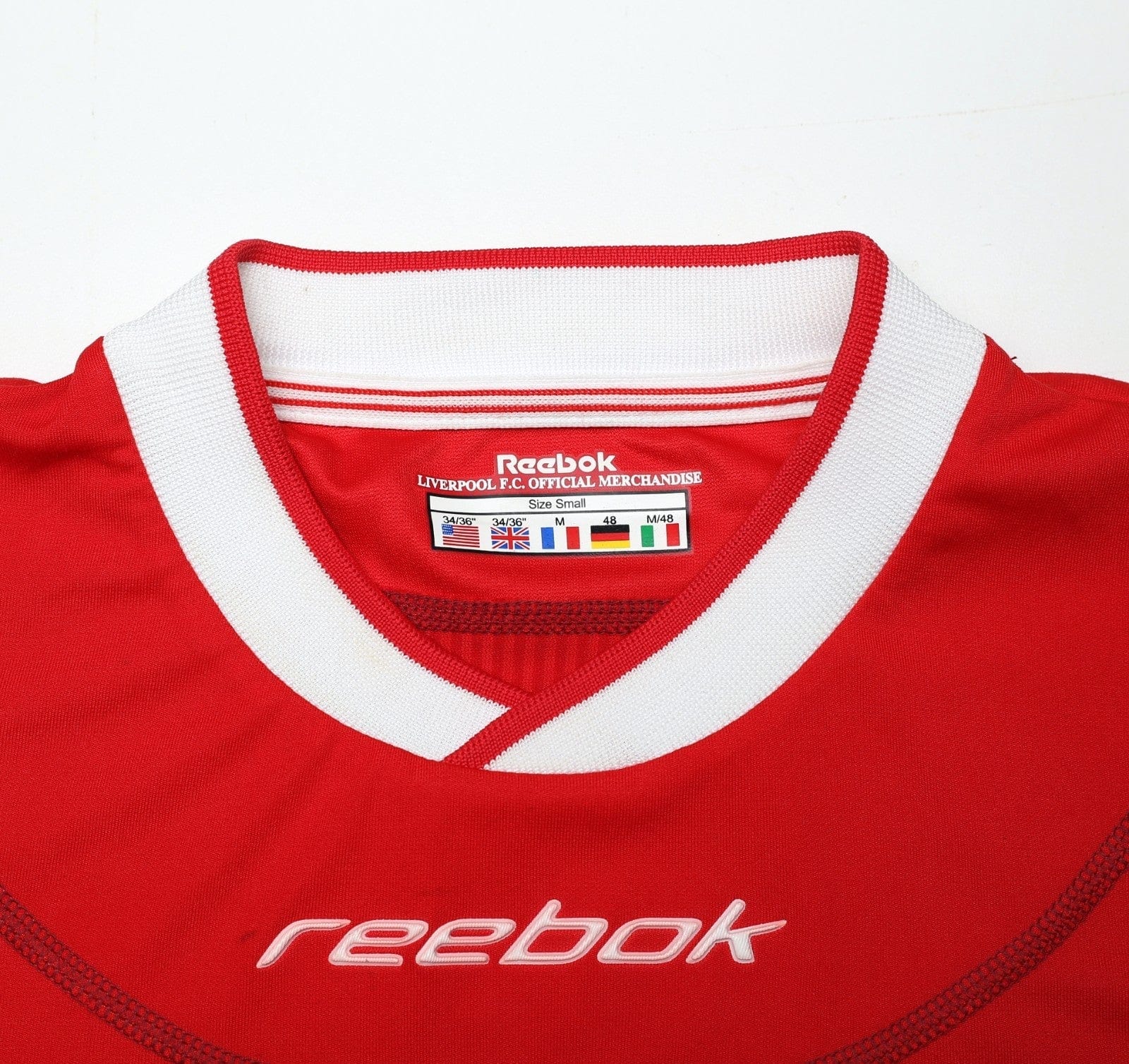 2002/04 OWEN #10 Liverpool Vintage Reebok Home Football Shirt (S) 36/38