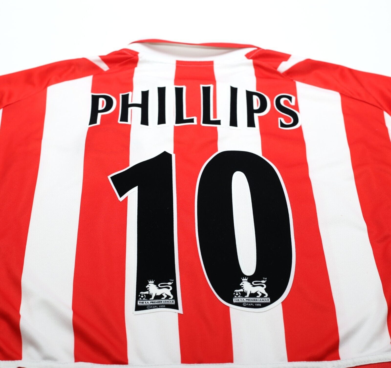2002/04 PHILLIPS #10 Sunderland Vintage Nike Home Football Shirt (L)