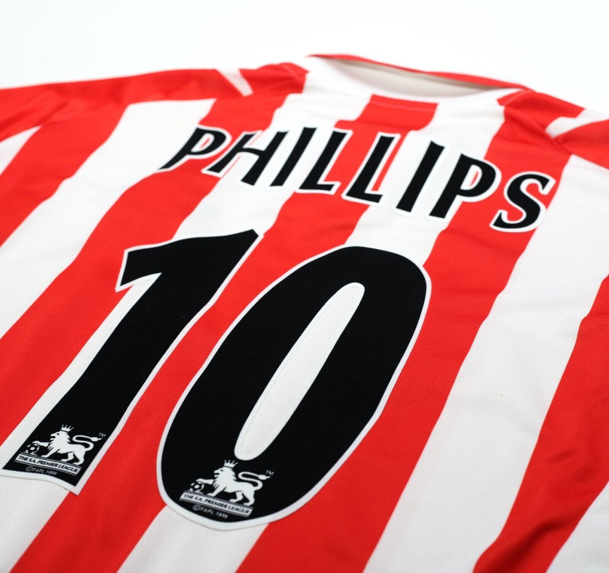 2002/04 PHILLIPS #10 Sunderland Vintage Nike Home Football Shirt (L)