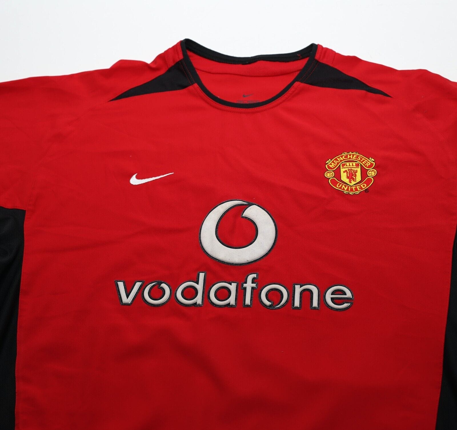 2002/04 RONALDO #7 Manchester United Vintage Nike Home Football Shirt (L)