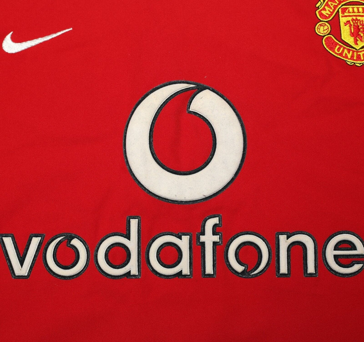 2002/04 RONALDO #7 Manchester United Vintage Nike Home Football Shirt (L)