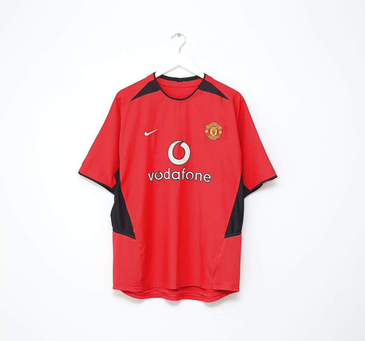 2002/04 RONALDO #7 Manchester United Vintage Nike Home Football Shirt (L)
