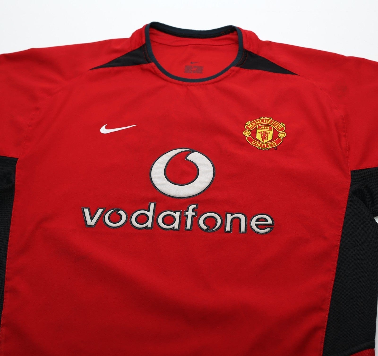 2002/04 RONALDO #7 Manchester United Vintage Nike Home Football Shirt (M)