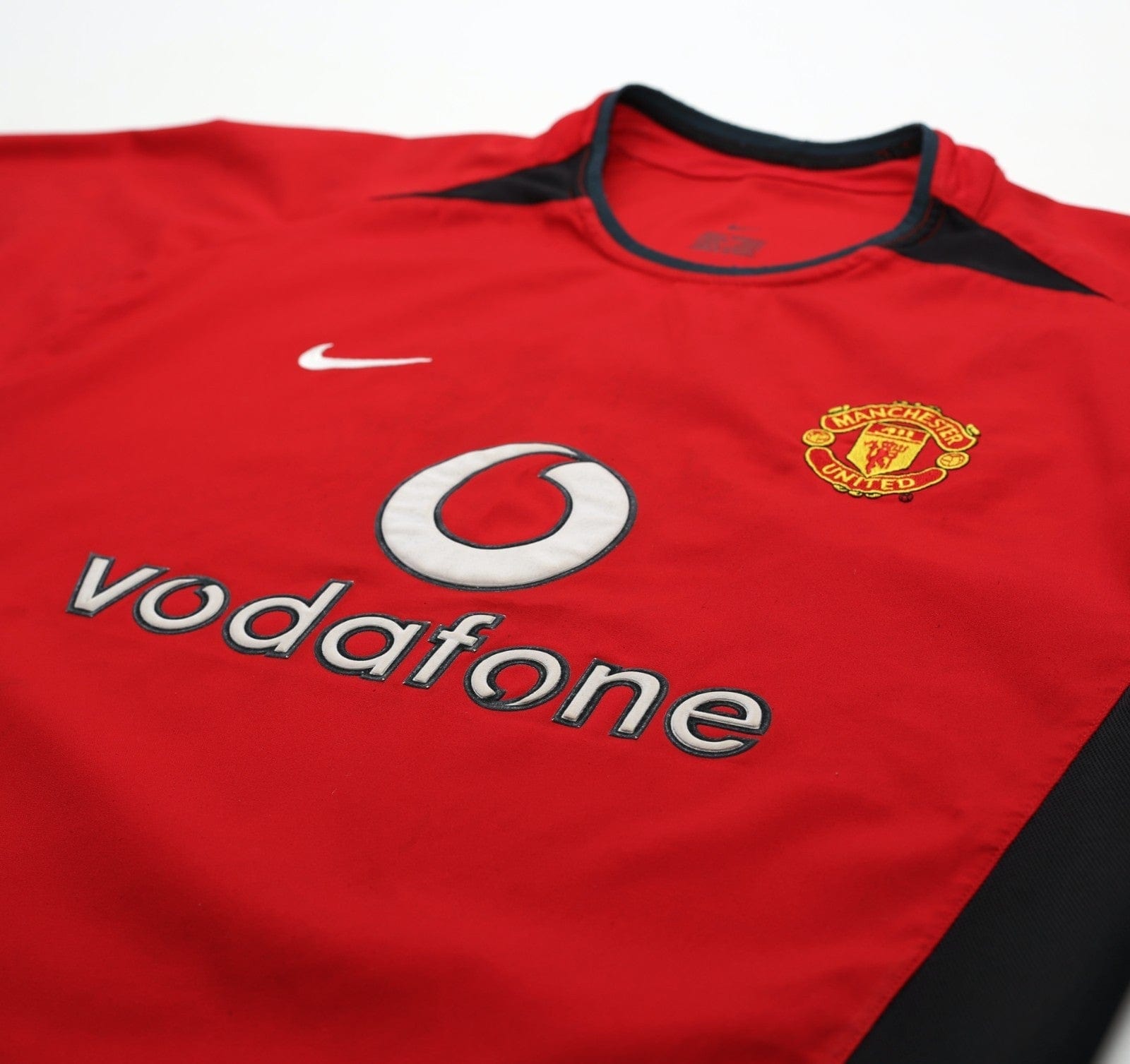 2002/04 RONALDO #7 Manchester United Vintage Nike Home Football Shirt (M)