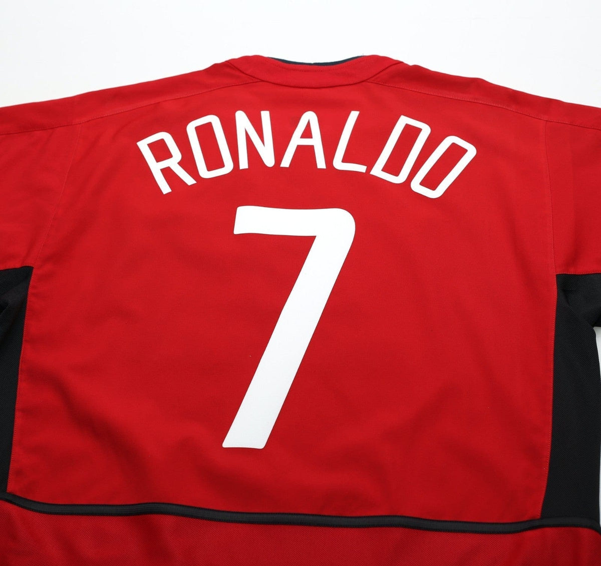 2002/04 RONALDO #7 Manchester United Vintage Nike Home Football Shirt (M)