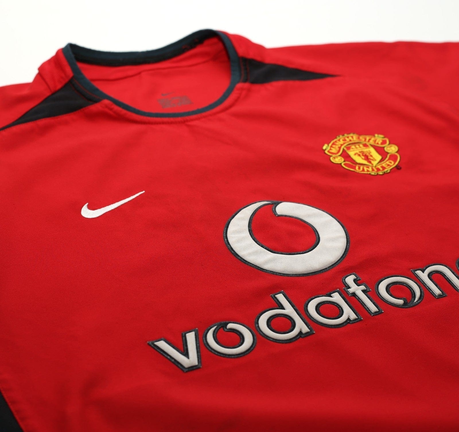 2002/04 RONALDO #7 Manchester United Vintage Nike Home Football Shirt (M)