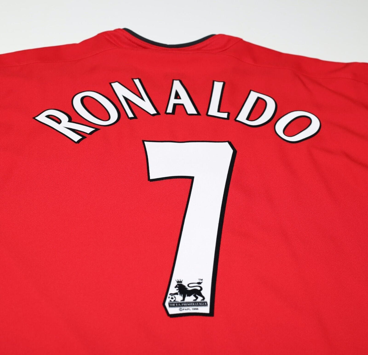 2002/04 RONALDO #7 Manchester United Vintage Nike Home Football Shirt (XL)