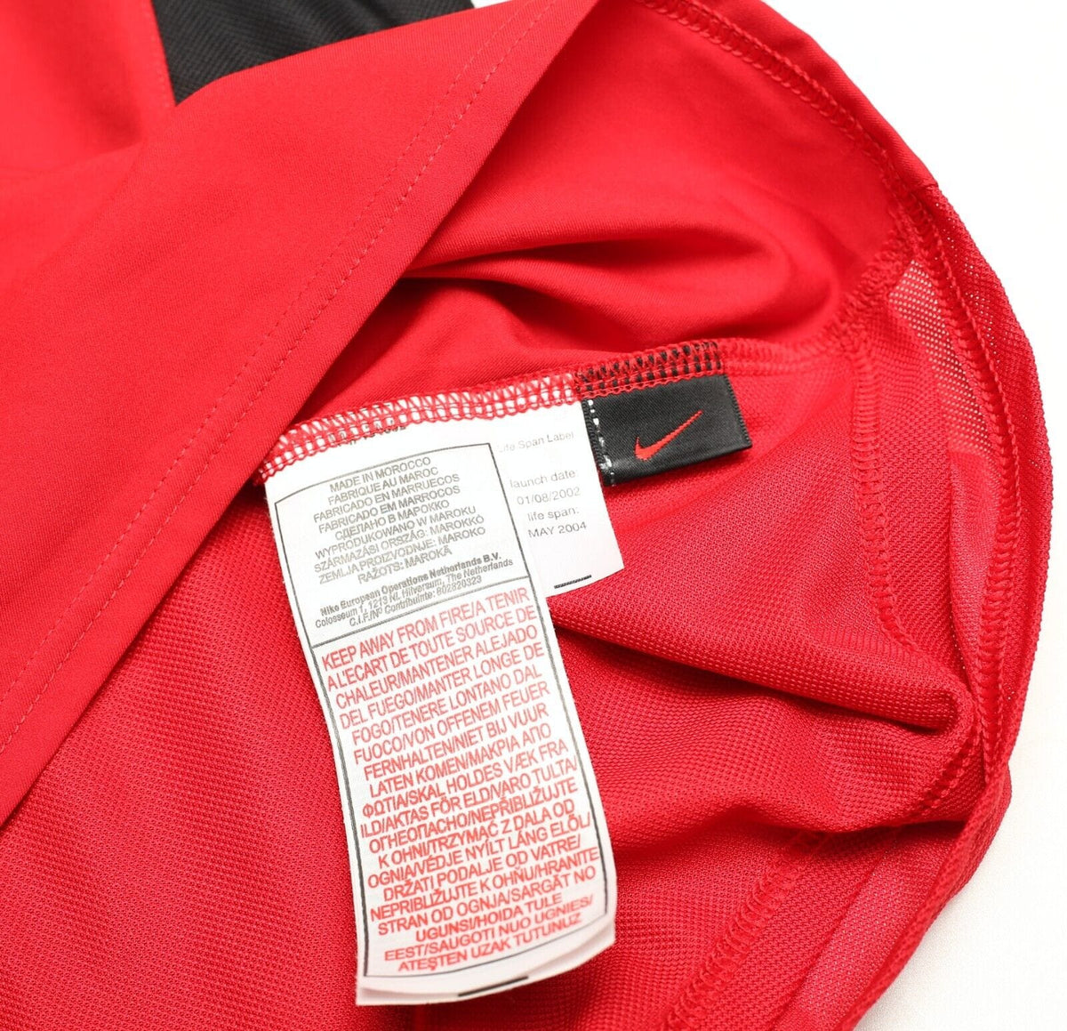 2002/04 RONALDO #7 Manchester United Vintage Nike Home Football Shirt (XL)