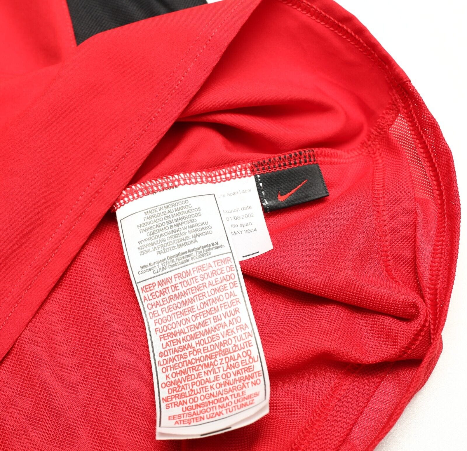 2002/04 RONALDO #7 Manchester United Vintage Nike Home Football Shirt (XL)