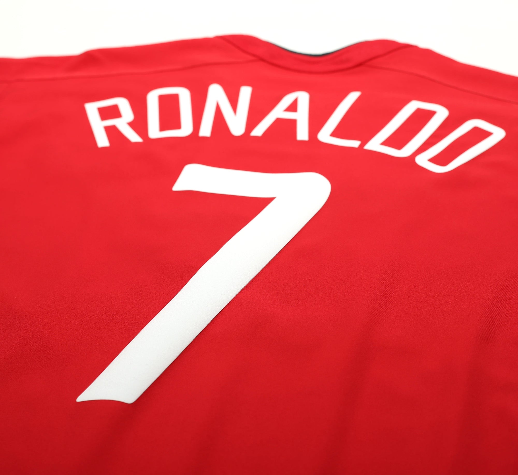 2002/04 RONALDO #7 Manchester United Vintage UCL Nike Home Football Shirt (L)