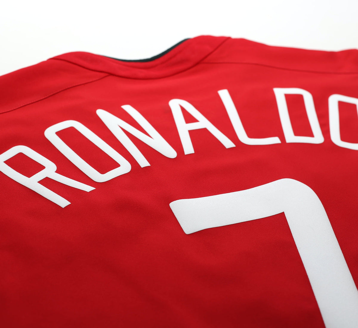 2002/04 RONALDO #7 Manchester United Vintage UCL Nike Home Football Shirt (L)