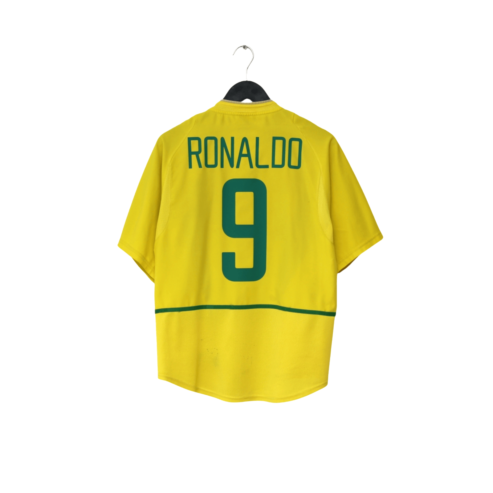 2002/04 Ronaldo #9 Brazil Vintage Nike Home Football Shirt (M)