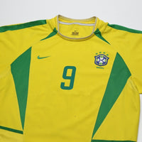 2002/04 Ronaldo #9 Brazil Vintage Nike Home Football Shirt (M)