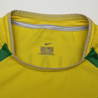 2002/04 Ronaldo #9 Brazil Vintage Nike Home Football Shirt (M)