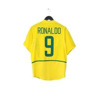 2002/04 Ronaldo #9 Brazil Vintage Nike Home Football Shirt (S)