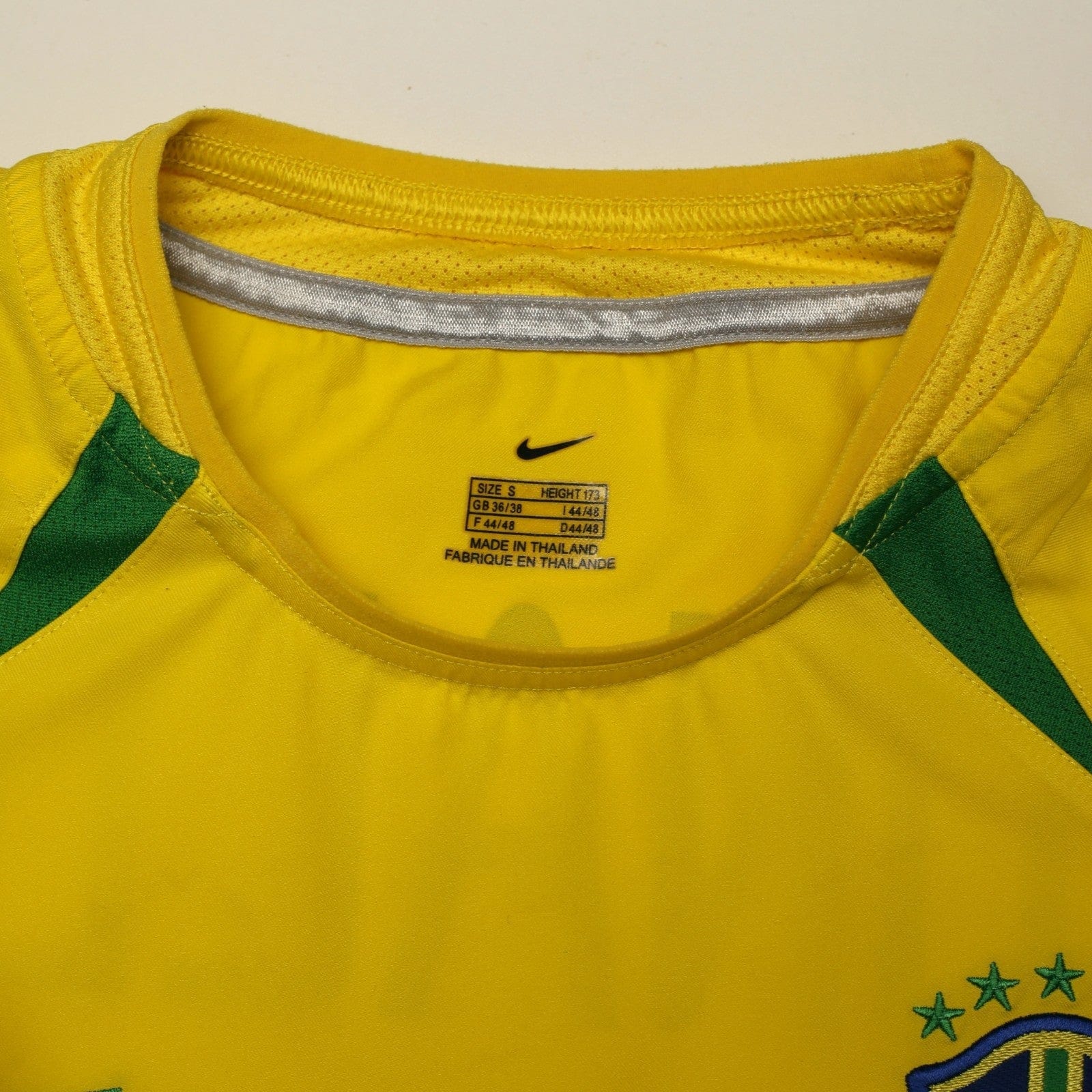 2002/04 Ronaldo #9 Brazil Vintage Nike Home Football Shirt (S)