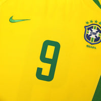 2002/04 Ronaldo #9 Brazil Vintage Nike Home Football Shirt (S)