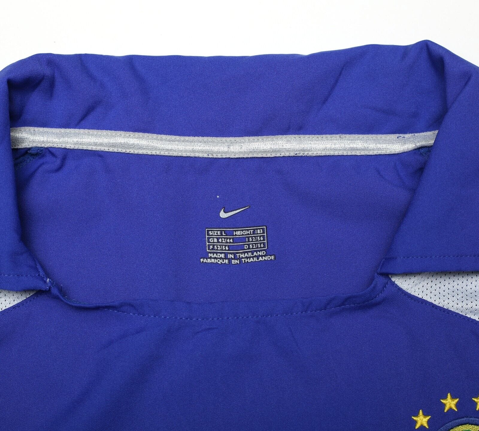2002/04 RONALDO #9 Brazil Vintage Nike WC 2002 Away Football Shirt (L)