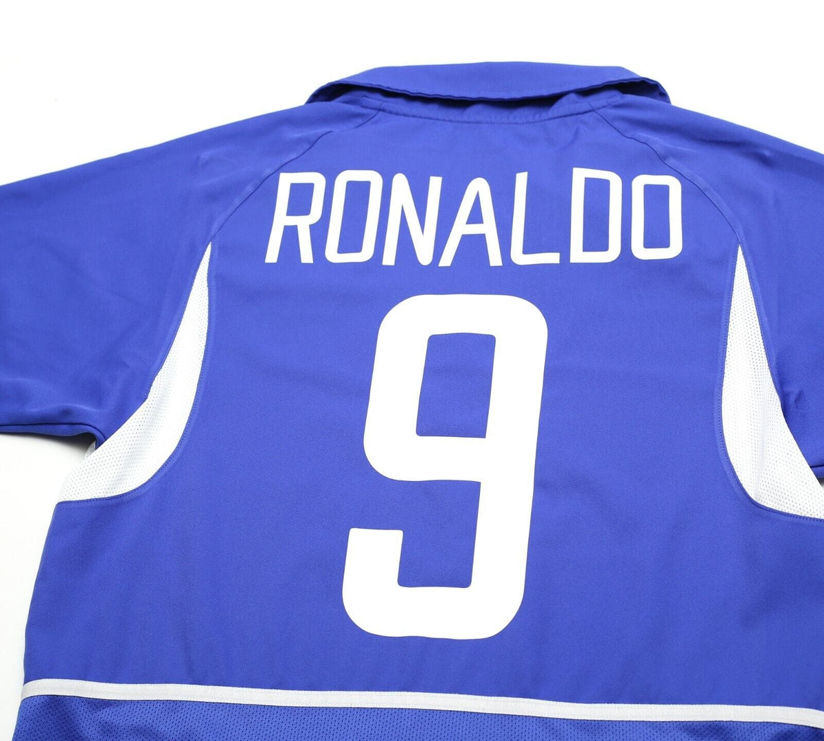 2002/04 RONALDO #9 Brazil Vintage Nike WC 2002 Away Football Shirt (S)