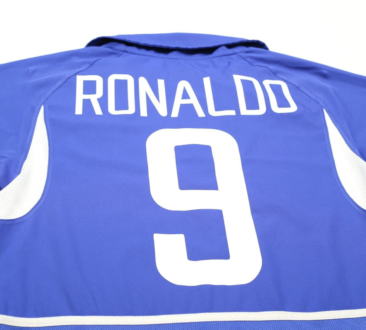 2002/04 RONALDO #9 Brazil Vintage Nike WC 2002 Away Football Shirt (S)
