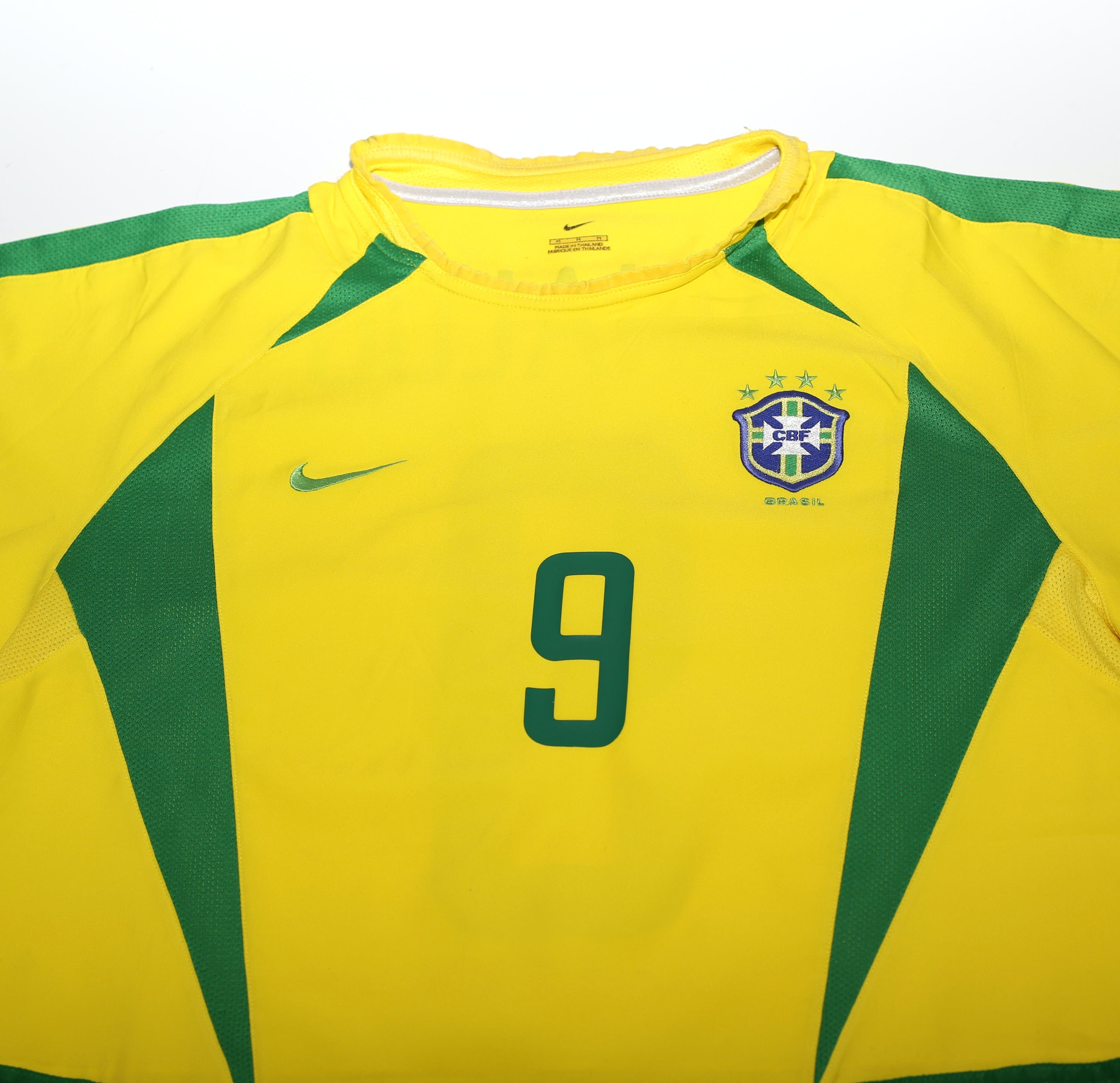 Nike Brazil 2002 FIFA World Cup Soccer Jersey Medium