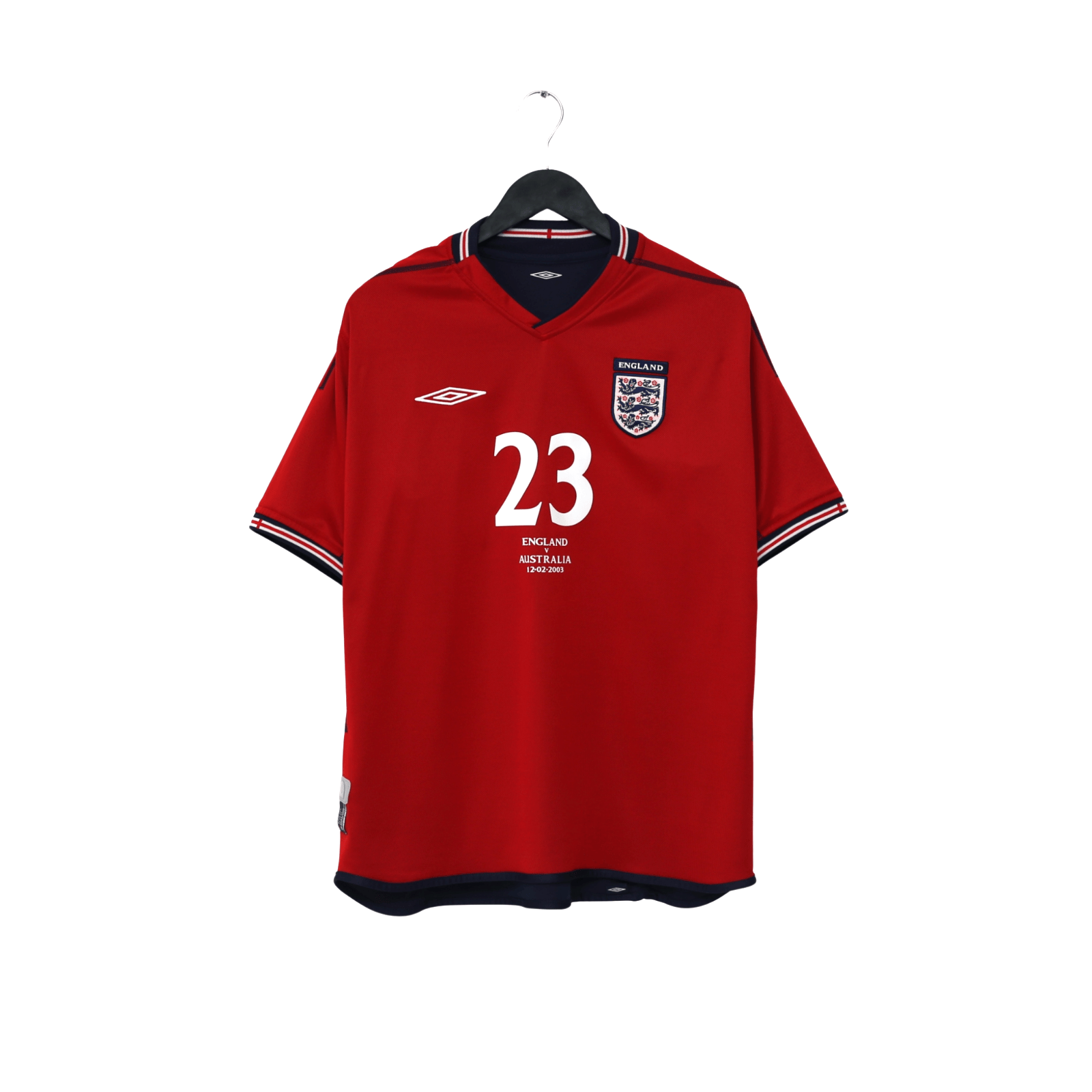 2002/04 Rooney #23 England Vintage Umbro Away Debut Football Shirt (L) Australia